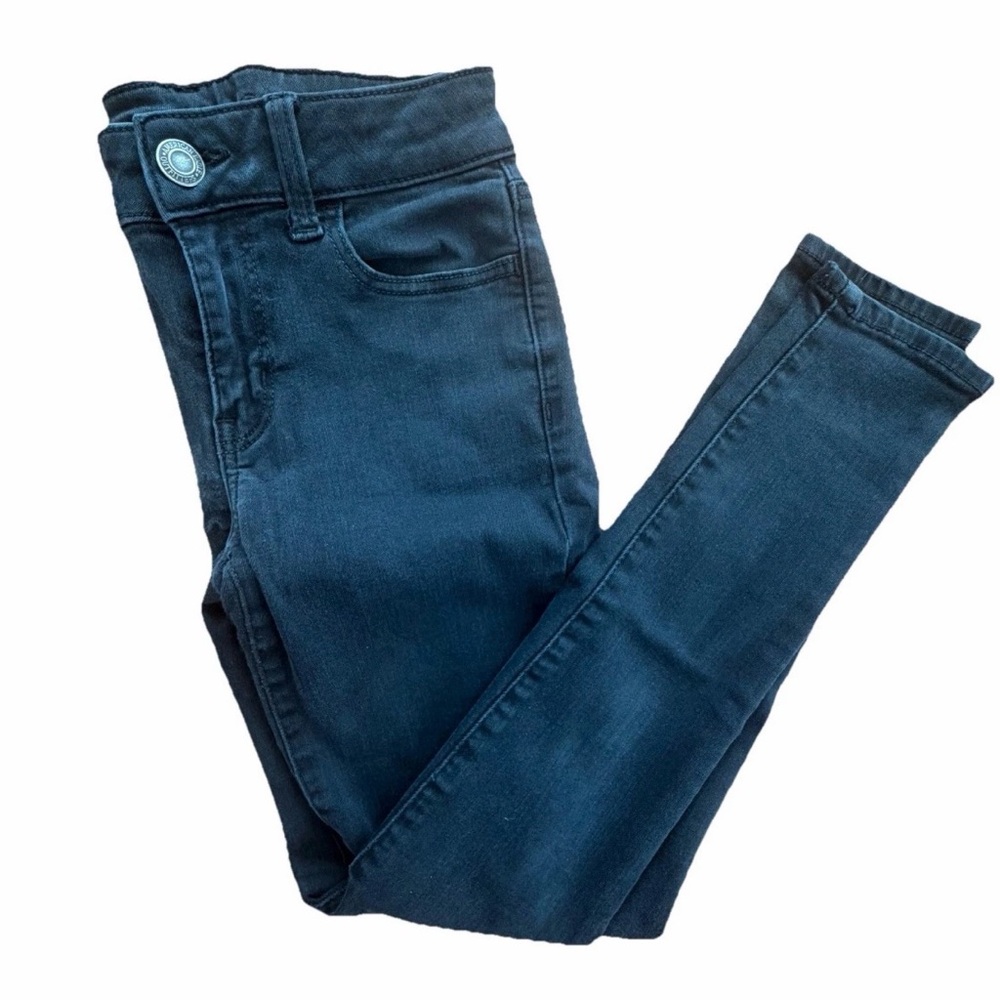 American Eagle Next Level Stretch Black Skinny Jeans Size 0